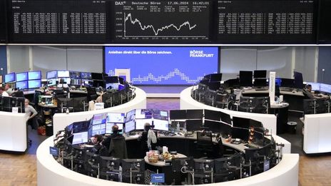 European shares open flat on healthcare drag