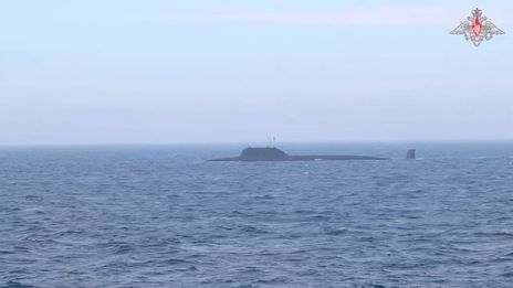 Russia nuclear-powered submarines launch missiles in Barents Sea drills